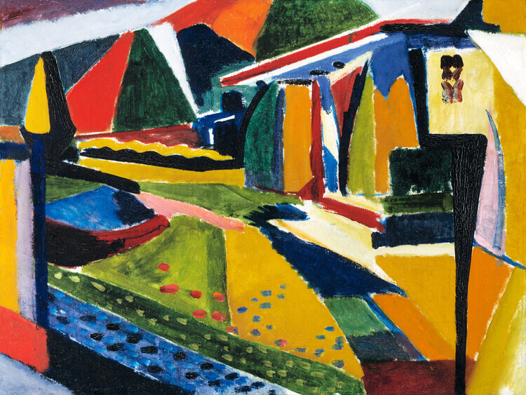 Henry Lyman Saÿen Plakát, Obraz - Abstract Landscape, Henry Lyman Saÿen, 40 × 30 cm