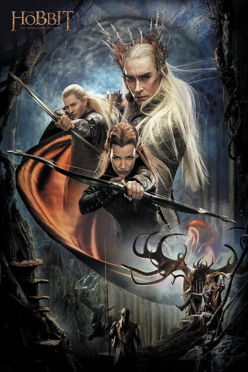 Europosters Plakát, Obraz - Hobbit - The Desolation of Smaug - The Elves, 26.7 × 40 cm