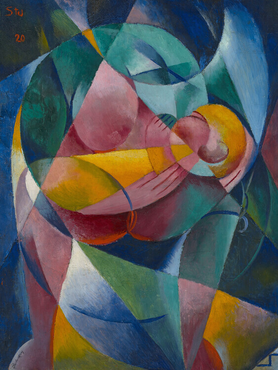 Fritz Stuckenberg Plakát, Obraz - Mother & Child, Fritz Stuckenberg, 30 × 40 cm