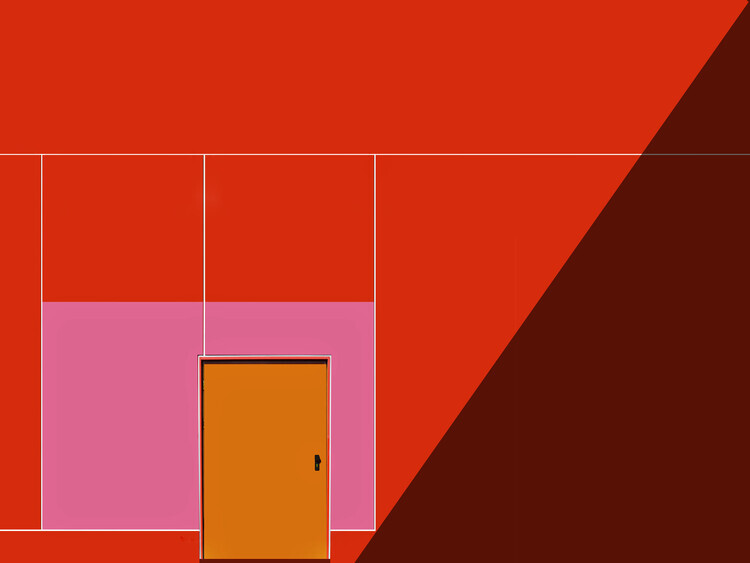 Arnon Orbach Plakát, Obraz - Facade - Ramat Gan, Arnon Orbach, 40 × 30 cm