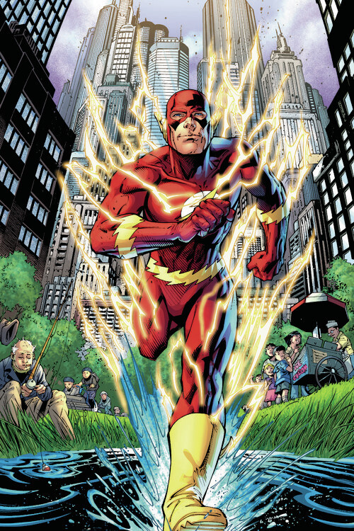 Europosters Plakát, Obraz - The Flash - City Run, 26.7 × 40 cm