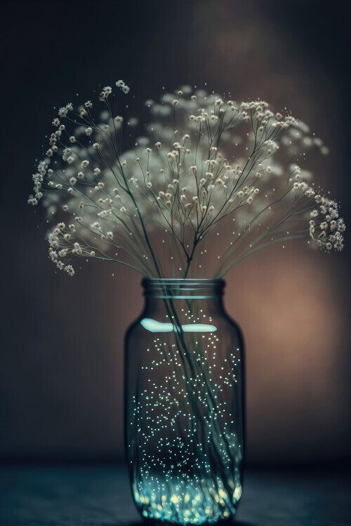 Treechild Plakát, Obraz - Sparkling Vase, Treechild, 26.7 × 40 cm