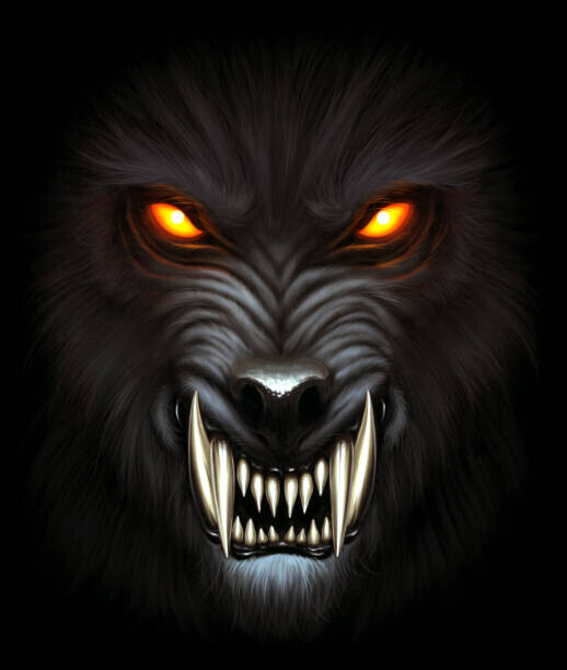 Refluo Plakát, Obraz - Werewolf portrait, Refluo, 33.9 × 40 cm