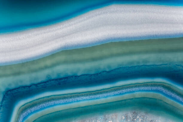 MarcosMartinezSanchez Plakát, Obraz - Wallpaper - Texture - Blue Agate, MarcosMartinezSanchez, 40 × 26.7 cm