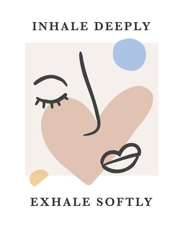 Beth Cai Plakát, Obraz - Inhale Deep, Beth Cai, 30 × 40 cm