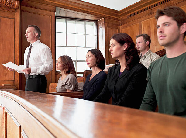Chris Ryan Plakát, Obraz - Jury sitting in courtroom, Chris Ryan, 40 × 30 cm