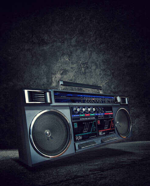SEAN GLADWELL Plakát, Obraz - 1980's Boombox, SEAN GLADWELL, 30 × 40 cm