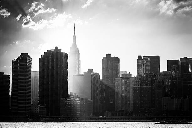 cmart7327 Plakát, Obraz - New York City Skyline, cmart7327, 40 × 26.7 cm