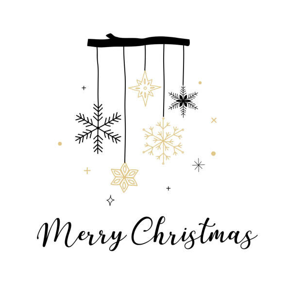 ma_rish Plakát, Obraz - Merry Christmas Background with Typography, Lettering., ma_rish, 40 × 40 cm