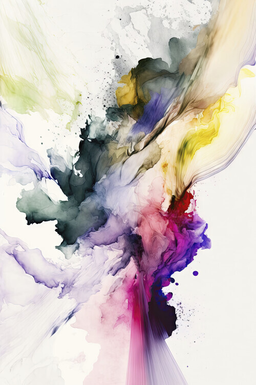 Mauro Plakát, Obraz - Dancing Colors, Mauro, 26.7 × 40 cm