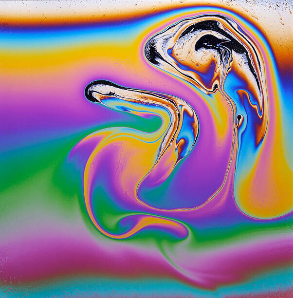 Gueholl Plakát, Obraz - abstract colors, Gueholl, 40 × 40 cm