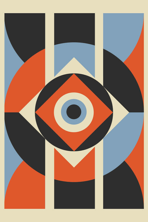 jay stanley Plakát, Obraz - Geometric Patterns 1, jay stanley, 26.7 × 40 cm