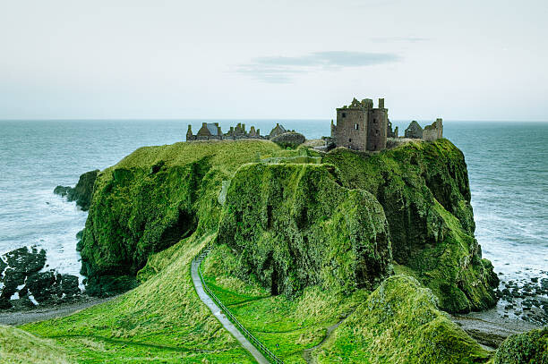 Silvia Otte Plakát, Obraz - Dunnottar Castle, close to Aberdeen, Silvia Otte, 40 × 26.7 cm