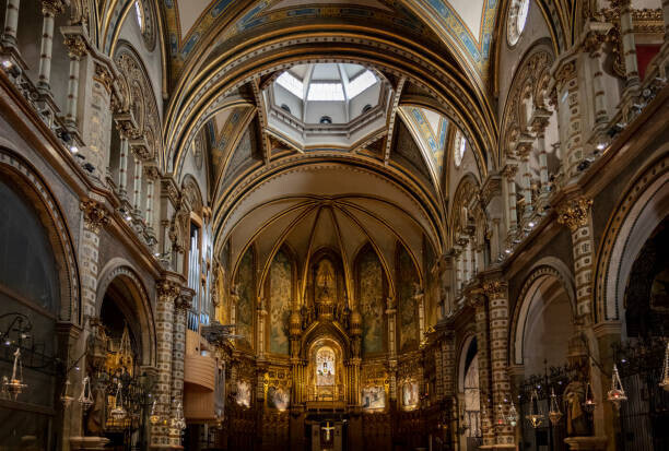 Oscar Sánchez Photography Plakát, Obraz - Sanctuary of the Virgin of Montserrat, Oscar Sánchez Photography, 40 × 26.7 cm