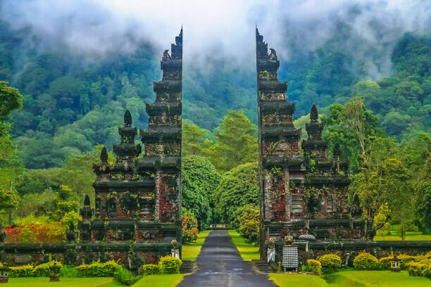 pawopa3336 Plakát, Obraz - Hindu temple in Bali, pawopa3336, 40 × 26.7 cm