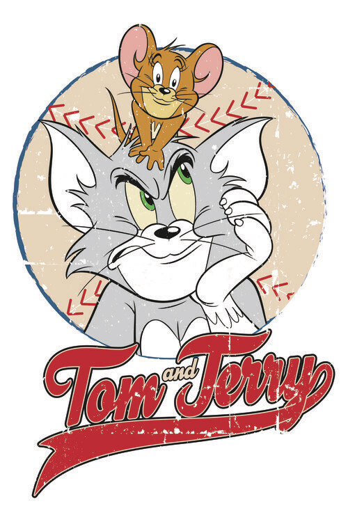 Europosters Plakát, Obraz - Tom & Jerry - Baseball, 26.7 × 40 cm