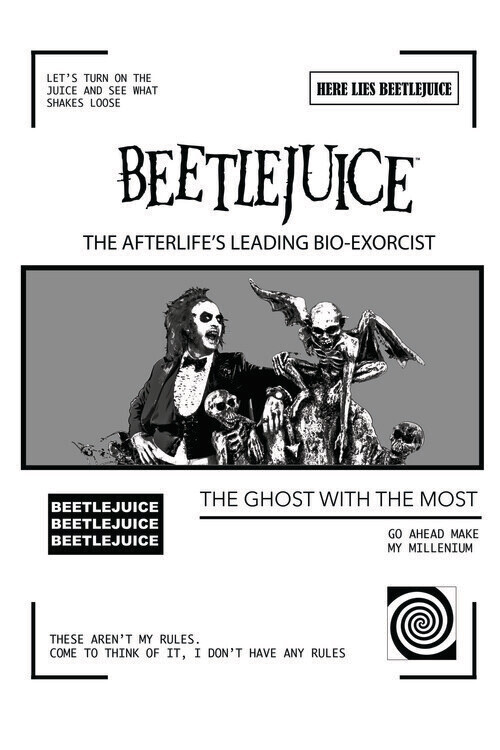 Europosters Plakát, Obraz - Beetlejuice - The Ghost, 26.7 × 40 cm