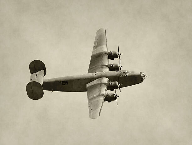 icholakov Plakát, Obraz - World War II era bomber, icholakov, 40 × 30 cm