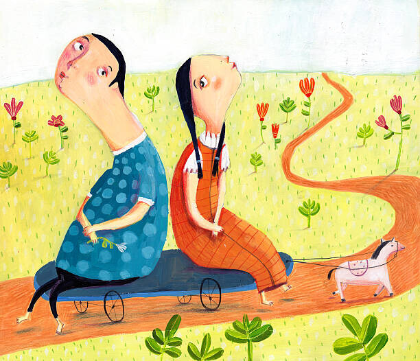 Jenny Meilihove Plakát, Obraz - Romantic trip, Jenny Meilihove, 40 × 34.4 cm