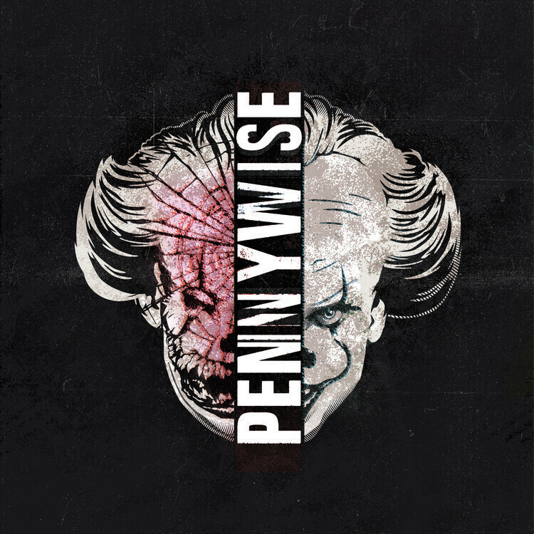 Europosters Plakát, Obraz - IT - Pennywise, 40 × 40 cm