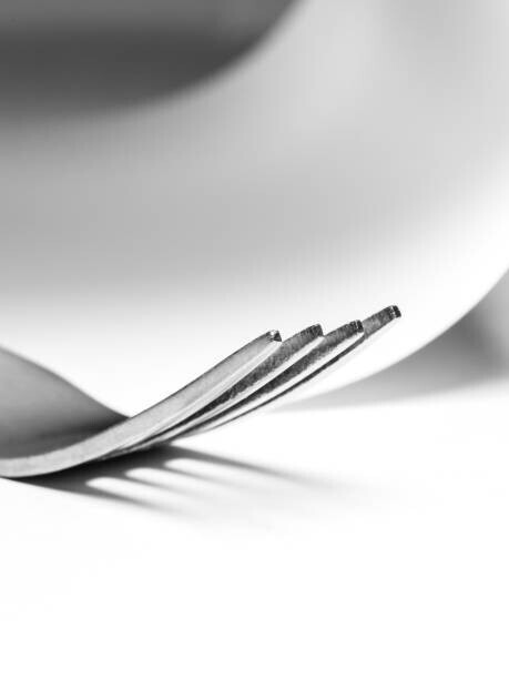 Frank Grittke Plakát, Obraz - A fork in an abstract composition, Frank Grittke, 30 × 40 cm