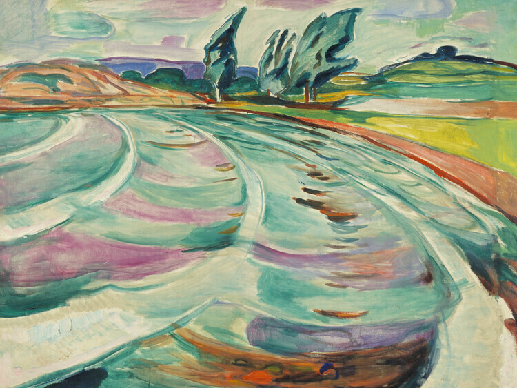 Edvard Munch Plakát, Obraz - The Wave, Edvard Munch, 40 × 30 cm