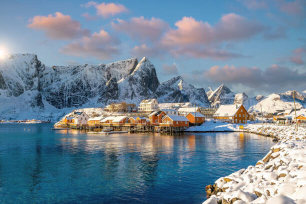 f11photo Plakát, Obraz - Beautiful nature lanscape of Lofoten in Norway, f11photo, 40 × 26.7 cm