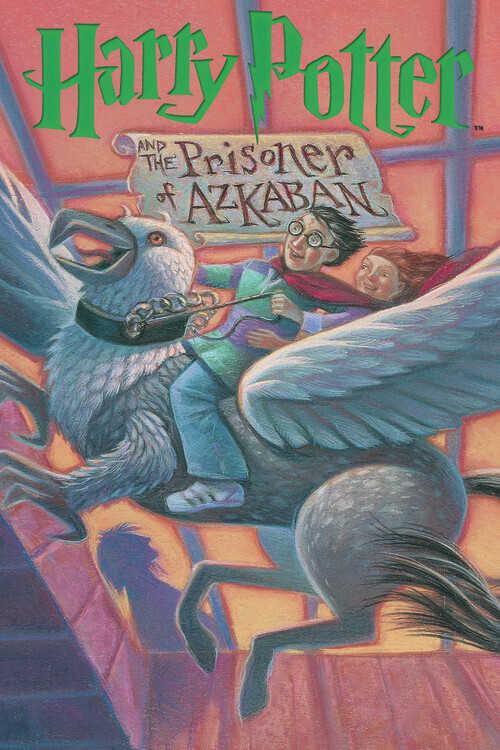 Europosters Plakát, Obraz - Harry Potter - Prisoner of Azkaban book cover, 26.7 × 40 cm