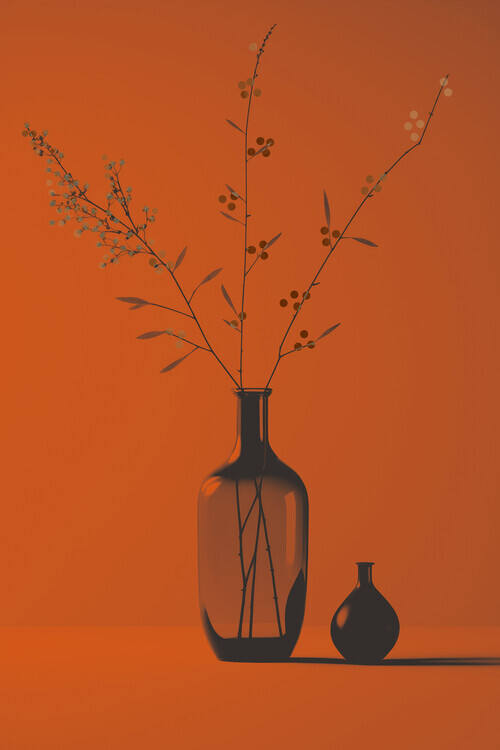Treechild Plakát, Obraz - Orange Mood, Treechild, 26.7 × 40 cm