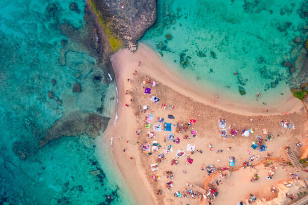 Artur Debat Plakát, Obraz - Aerial view by drone of a, Artur Debat, 40 × 26.7 cm