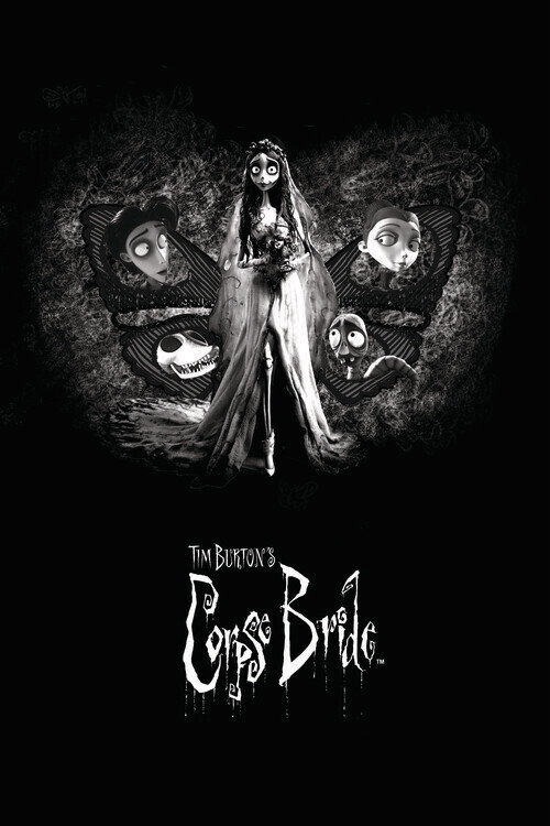 Europosters Plakát, Obraz - Corpse Bride - Emily butterfly, 26.7 × 40 cm