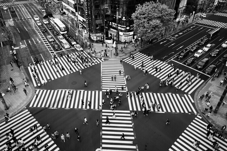 Shigehiro Ono Plakát, Obraz - Ginza, Shigehiro Ono, 40 × 26.7 cm