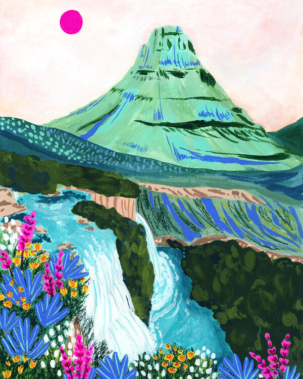 Sarah Gesek Plakát, Obraz - Kirkjufell, Sarah Gesek, 30 × 40 cm