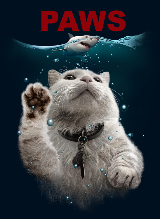 Adam Lawless Plakát, Obraz - PAWS, Adam Lawless, 30 × 40 cm