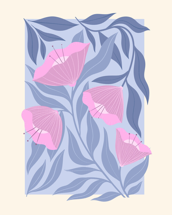 Melissa Donne Plakát, Obraz - Wild Flora, Melissa Donne, 30 × 40 cm