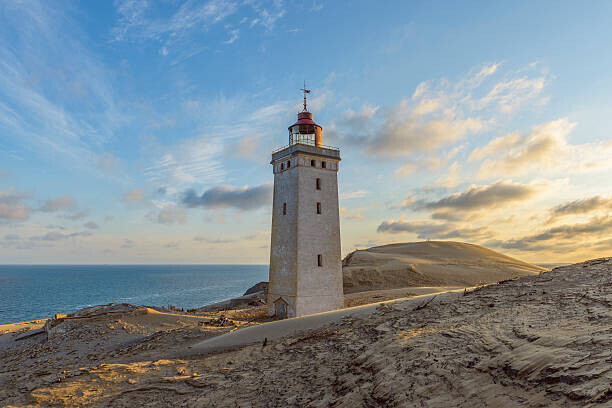 Raimund Linke Plakát, Obraz - Lighthouse and Dune, Rubjerg Knude, Raimund Linke, 40 × 26.7 cm
