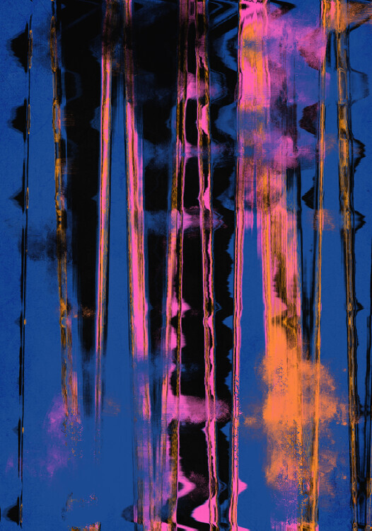 Treechild Plakát, Obraz - Time Machine (Blue), Treechild, 26.7 × 40 cm
