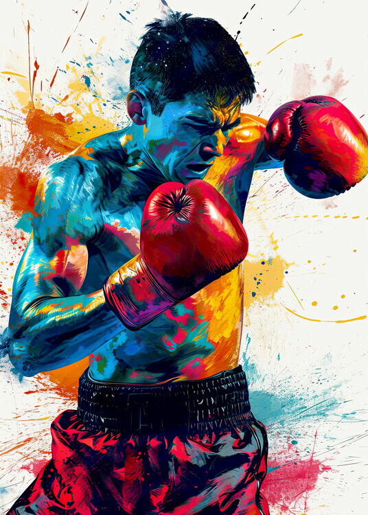 Justyna Jaszke Plakát, Obraz - Sport Boxer 2, Justyna Jaszke, 30 × 40 cm