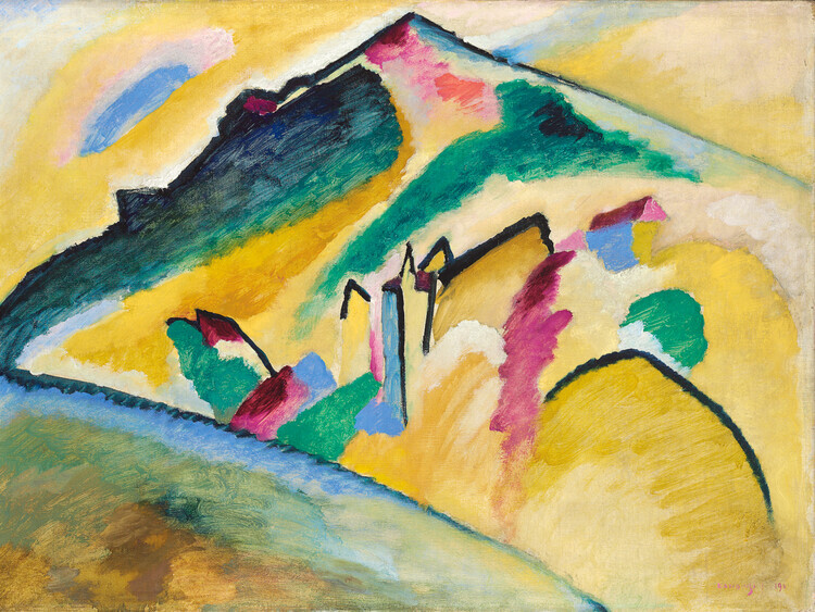 Wassily Kandinsky Plakát, Obraz - Autumn landscape, Wassily Kandinsky, 40 × 30 cm
