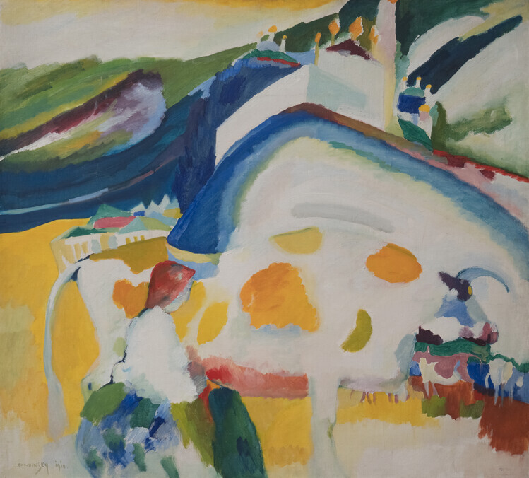 Wassily Kandinsky Plakát, Obraz - The cow, Wassily Kandinsky, 40 × 40 cm