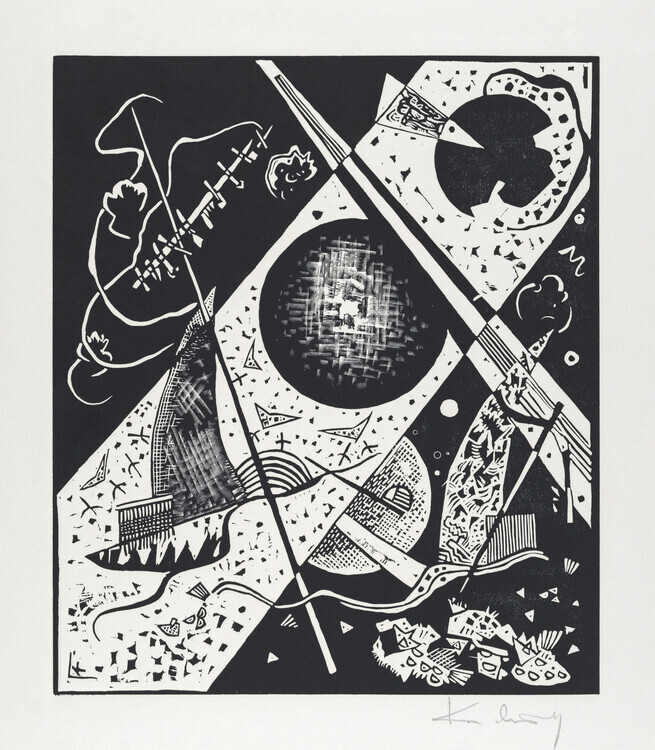 Wassily Kandinsky Plakát, Obraz - Kleine Welten VI / Small Worlds VI (1922), Wassily Kandinsky, 34.9 × 40 cm