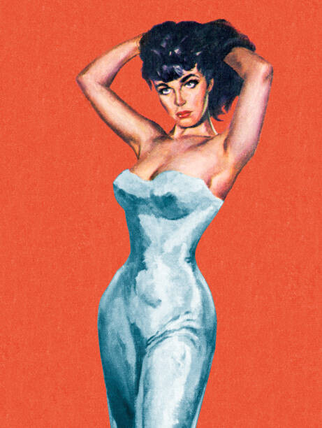 CSA-Printstock Plakát, Obraz - Sexy Dark Haired Woman, CSA-Printstock, 30 × 40 cm