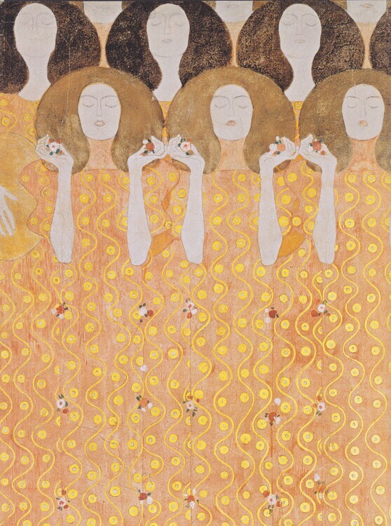 Gustav Klimt Plakát, Obraz - Beethoven's frieze, Gustav Klimt, 30 × 40 cm