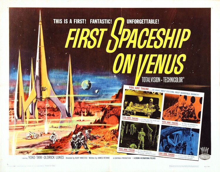 Europosters Plakát, Obraz - First Spaceship On Venus 02, 40 × 30 cm