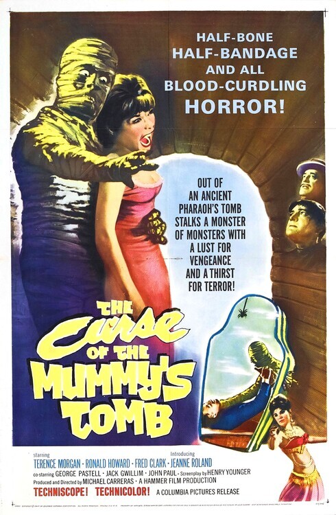 Europosters Plakát, Obraz - Curse Of Mummys Tomb, 26.7 × 40 cm