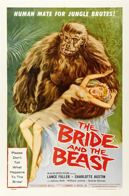 Europosters Plakát, Obraz - Bride And Beast, 26.7 × 40 cm