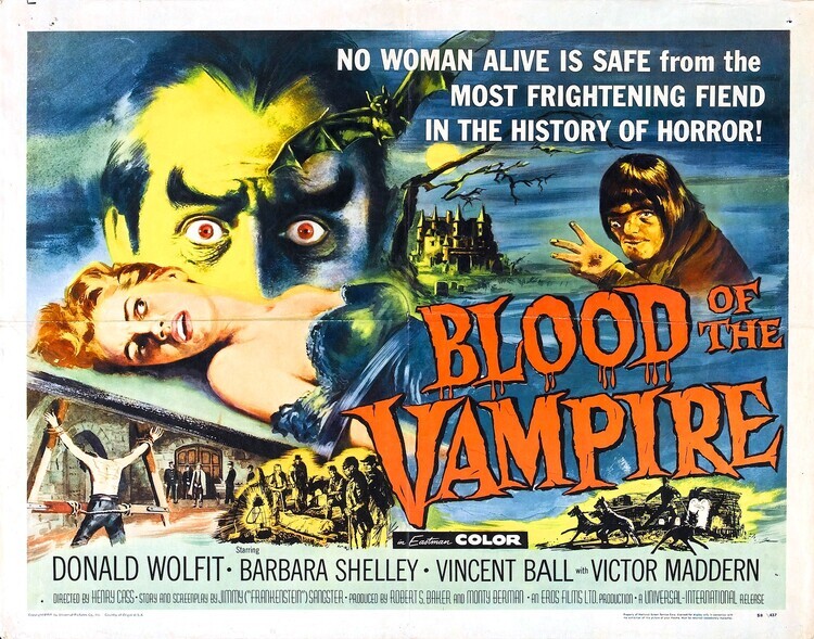 Europosters Plakát, Obraz - Blood Of Vampire 02, 40 × 30 cm