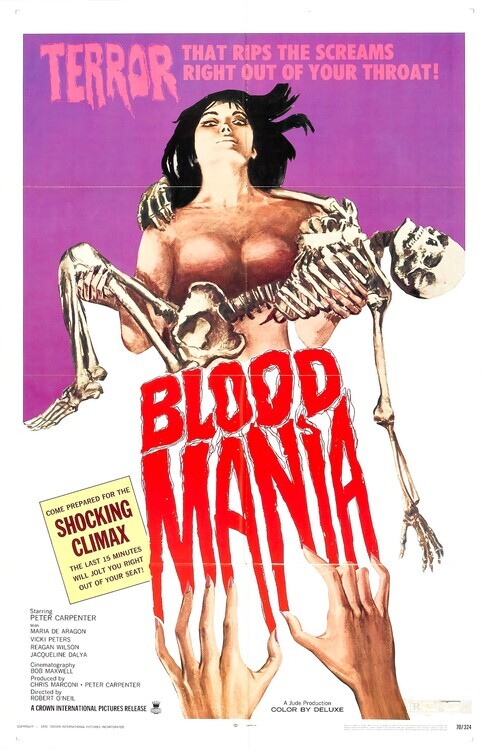 Europosters Plakát, Obraz - Blood Mania, 26.7 × 40 cm