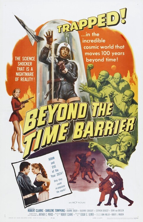 Europosters Plakát, Obraz - Beyond The Time Barrier 02, 26.7 × 40 cm