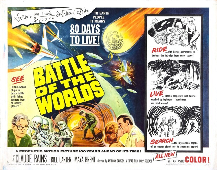 Europosters Plakát, Obraz - Battle Of Worlds 02, 40 × 30 cm